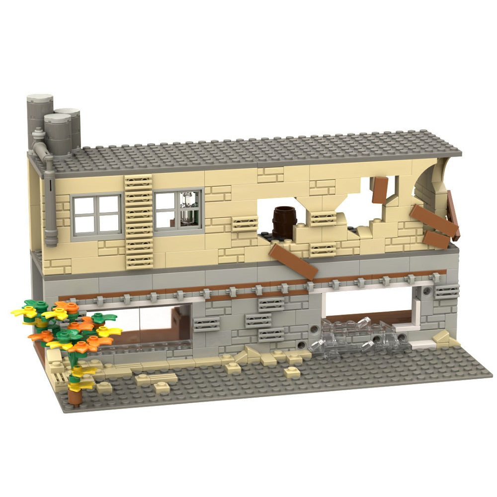 YEIBOBO ! DIY Military Series Building Bricks Model Set, Simulation Military War Scene Equipment Accessories (Military Scene-1)459Pcs
