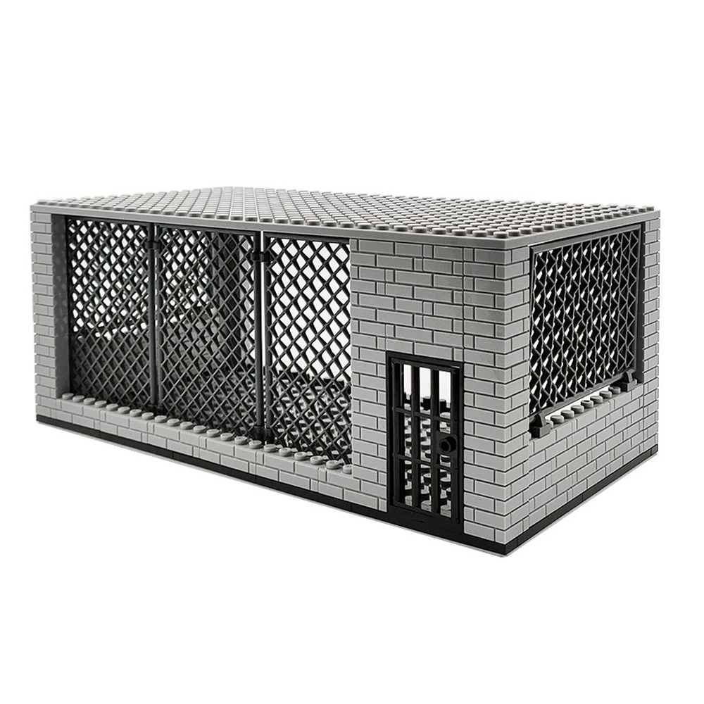 YEIBOBO ! DIY Military Series Building Bricks Model Set, Simulation Military War Scene Equipment Accessories for Kids 6+ (Cage-116pcs)