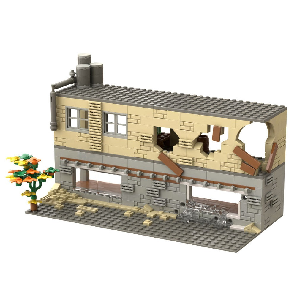 YEIBOBO ! DIY Military Series Building Bricks Model Set, Simulation Military War Scene Equipment Accessories (Military Scene-1)459Pcs