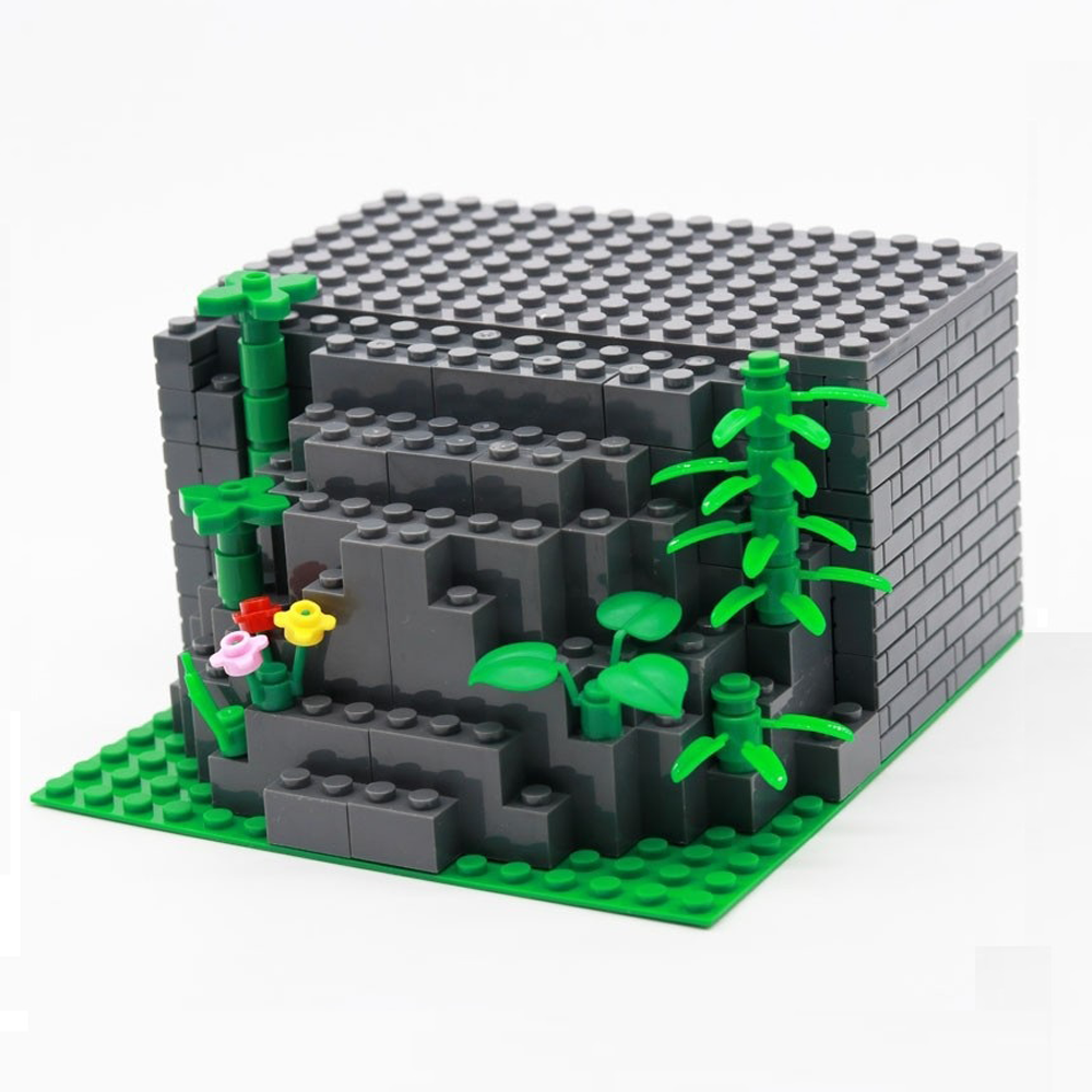 YEIBOBO ! DIY Military Series Building Bricks Model Set, Simulation Military War Scene Equipment Accessories (Small Stone House-125pcs)
