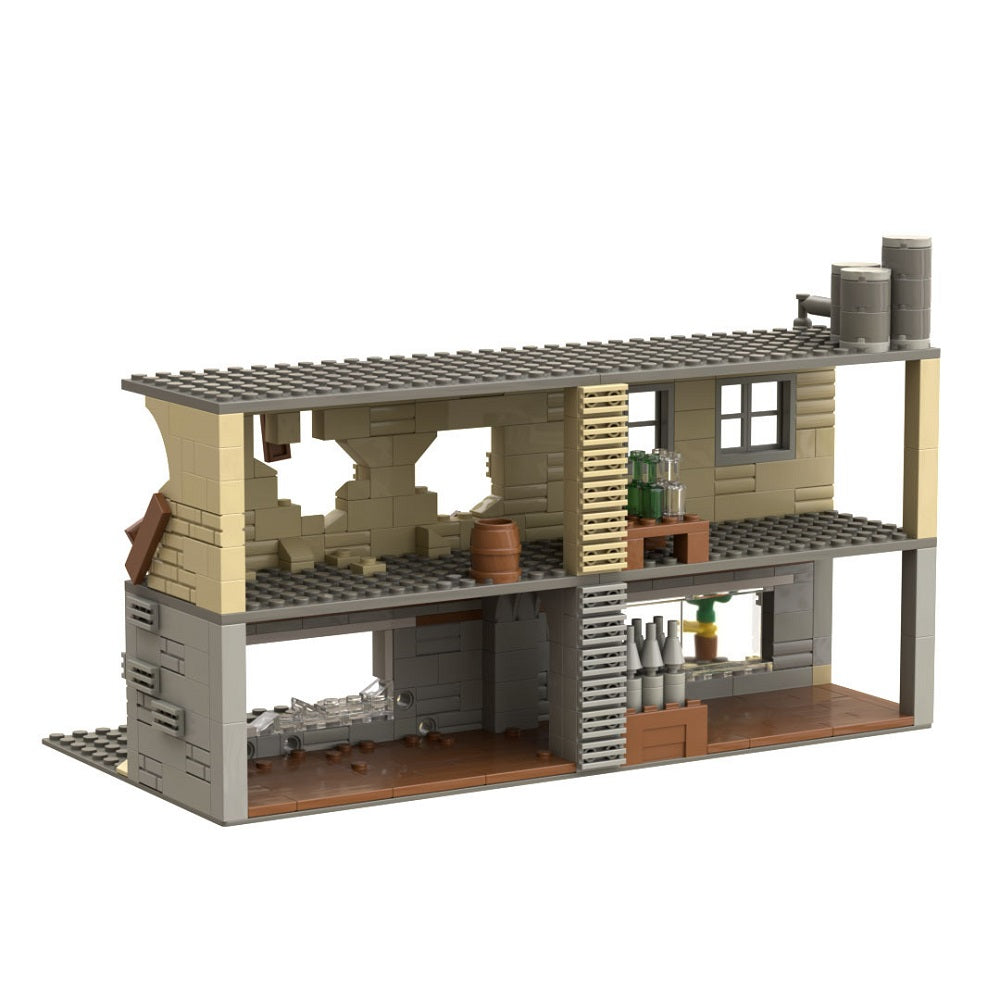 YEIBOBO ! DIY Military Series Building Bricks Model Set, Simulation Military War Scene Equipment Accessories (Military Scene-1)459Pcs