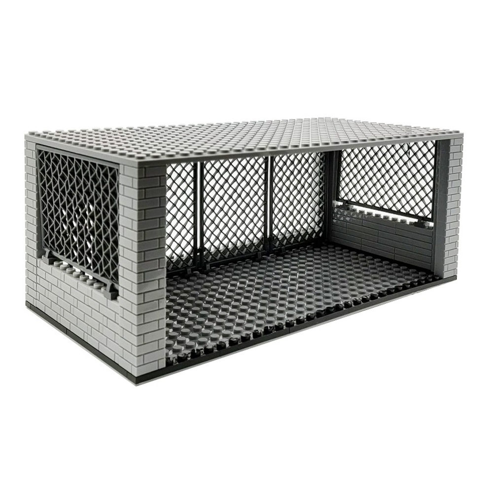 YEIBOBO ! DIY Military Series Building Bricks Model Set, Simulation Military War Scene Equipment Accessories for Kids 6+ (Cage-116pcs)