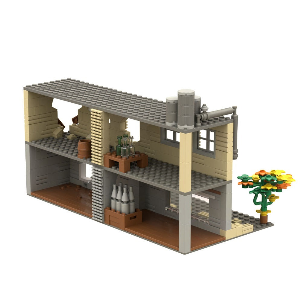 YEIBOBO ! DIY Military Series Building Bricks Model Set, Simulation Military War Scene Equipment Accessories (Military Scene-1)459Pcs