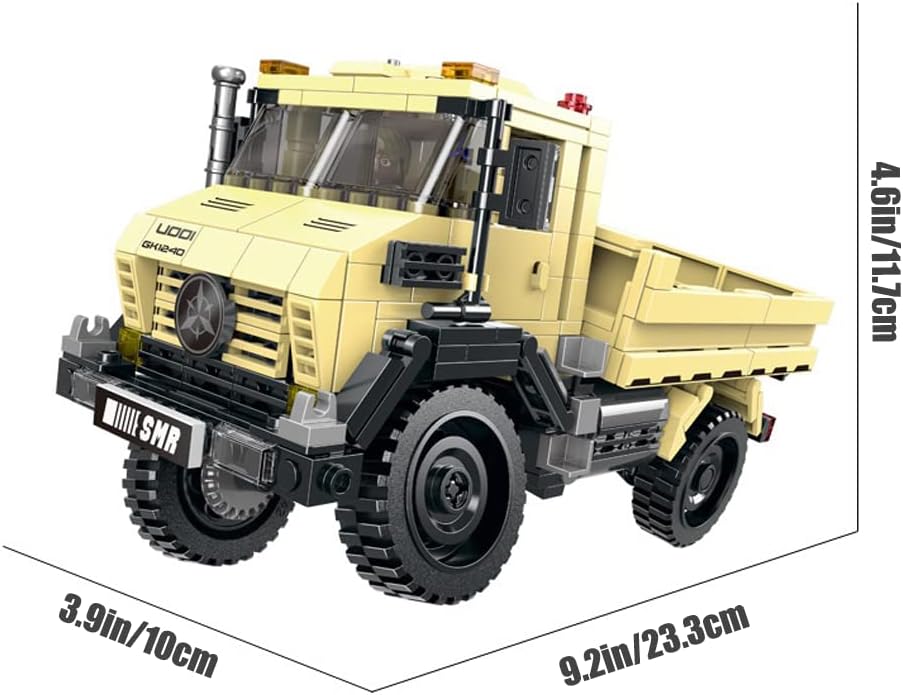 YEIBOBO ! Military Building Kit, Transporter Armored Vehicle Building Blocks Set for Kids 6+ (Super Truck-529pcs)