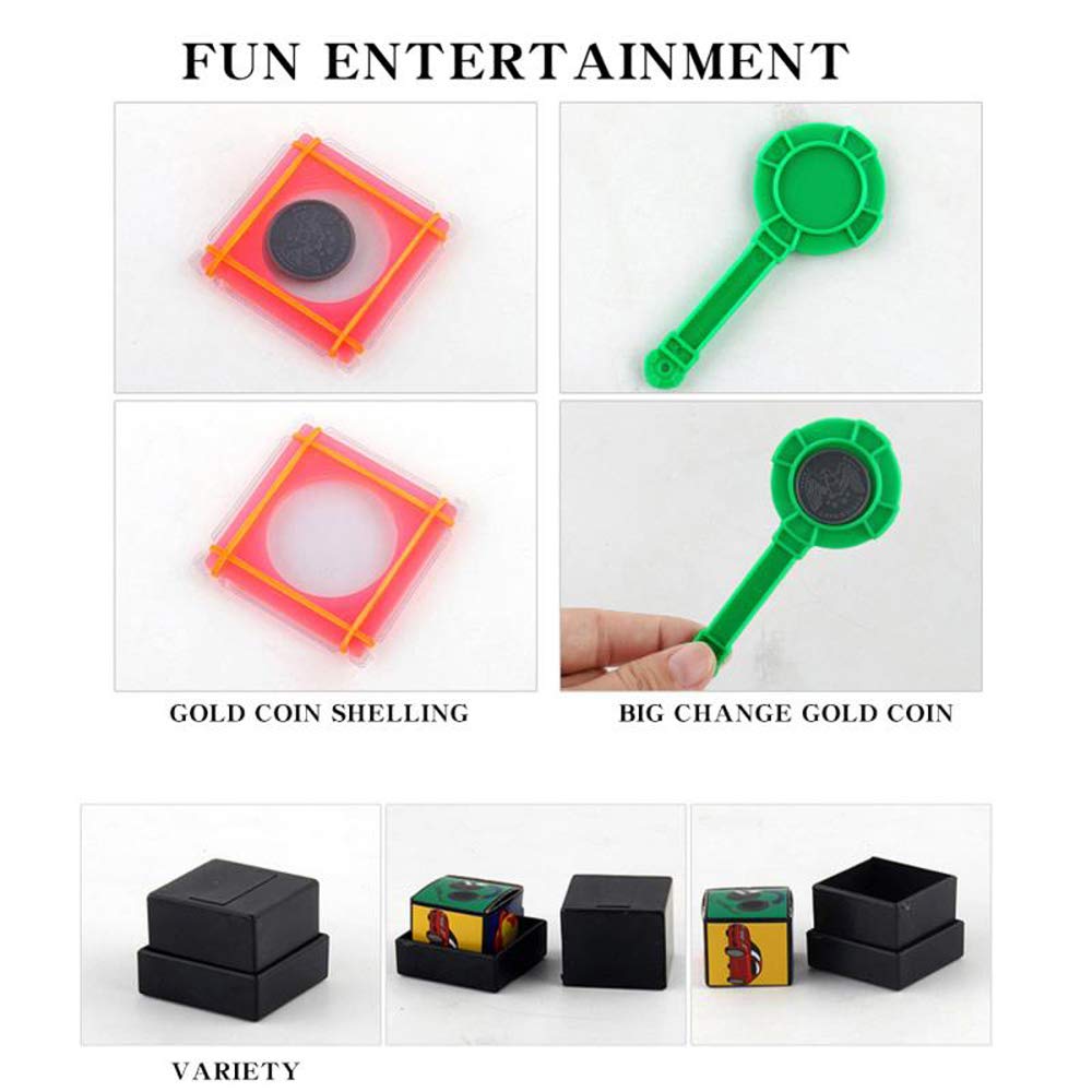 YEIBOBO ! Professional Magic Kit for Kids and Adults, Magic Set for Learning More Tricks for Beginners (45pcs)