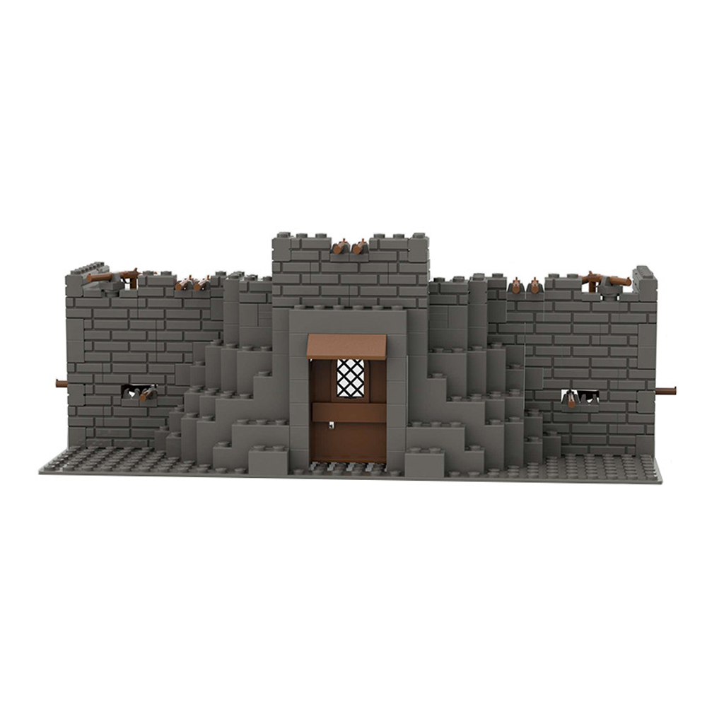 YEIBOBO ! DIY Military Series Building Bricks Model Set, Simulation Military War Scene Equipment Accessories for Kids 6+ (Rifle Fortress Scene-267pcs)