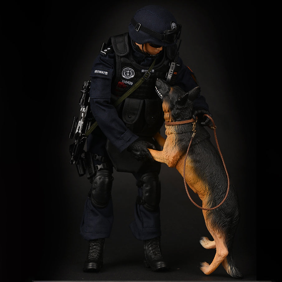 YEIBOBO ! Highly Detail Special Forces 12inch Action Figure with Dog, 2024 New Upgrade Peace Mission Military Soldier Action Figures