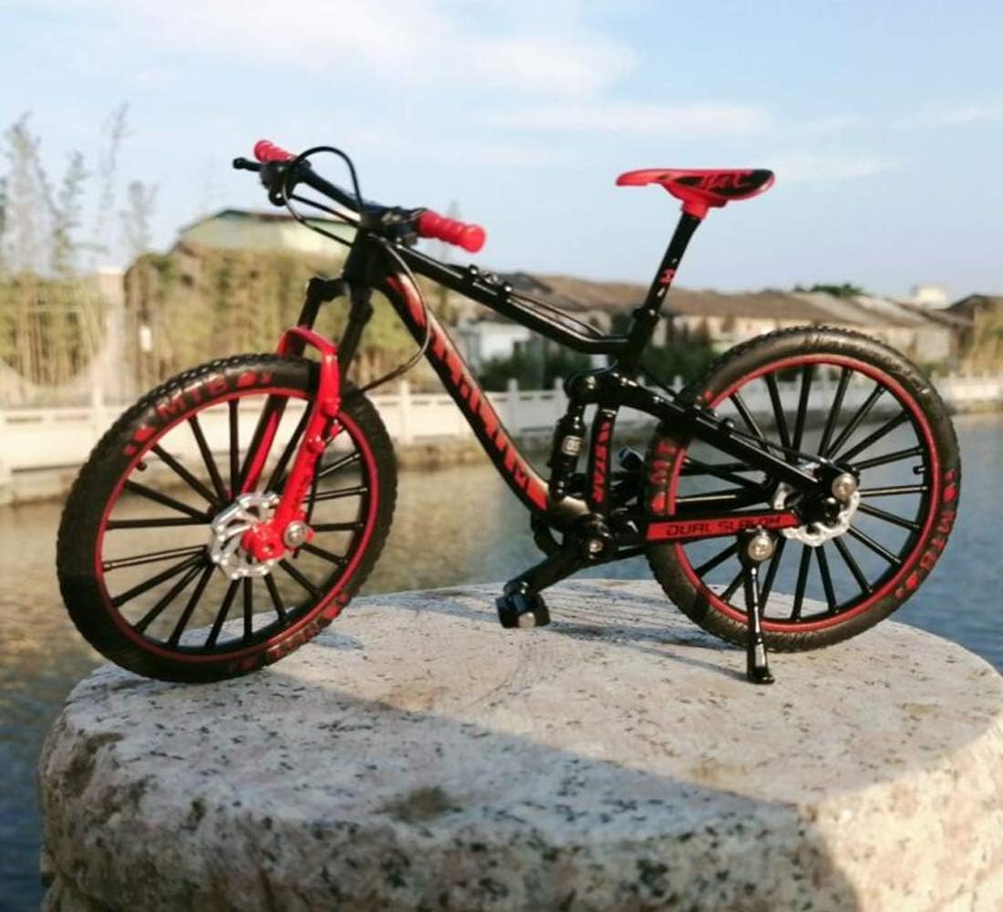 YEIBOBO ! Alloy Mini Downhill Mountain Bike Toy, Die-cast BMX Finger Bike Model for Collections