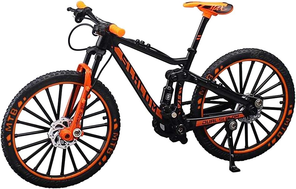 YEIBOBO ! Alloy Mini Downhill Mountain Bike Toy, Die-cast BMX Finger Bike Model for Collections