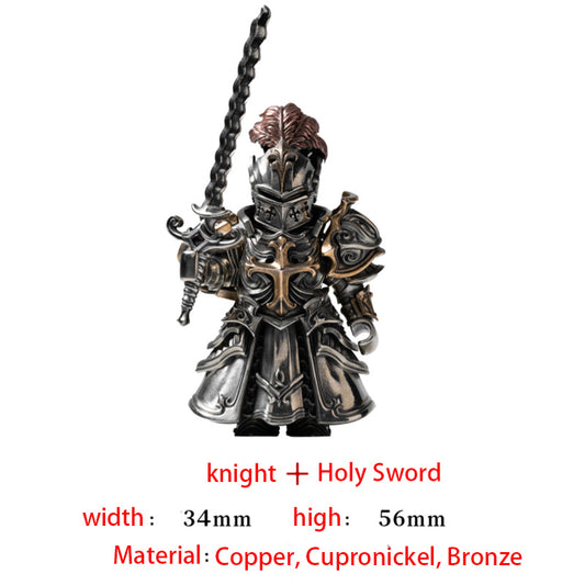 High-end magnetic knight decompression toy ornaments