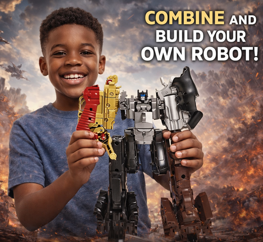 YEIBOBO ! mini Transforming Toys 5-in-1 Robot for Boys  6+ Age